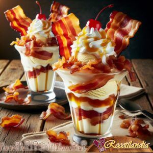 Sundaes de tocino Sundaes de tocino